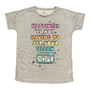 4/$25 Justice Oversized Pajama Top Short Sleeve Size XXL 18/20